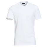 T-Shirt V-Ausschnitt, weiß