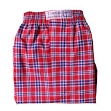 Boxershorts, Schottenkaro Rot Blau